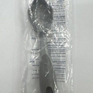 Pampered Chef Ice Cream Scoop 100264 Scalloped Edge Aluminum Silver Utensil NEW